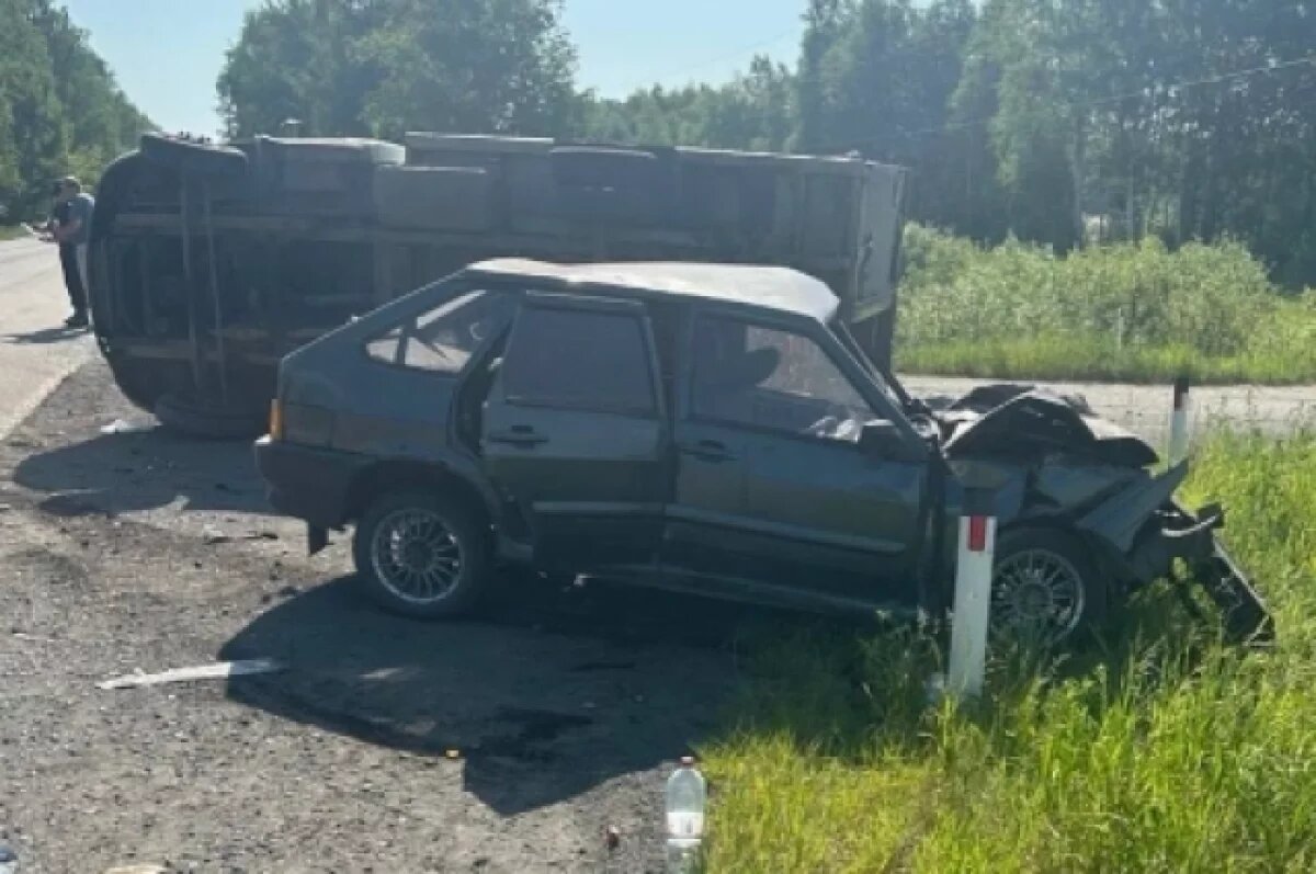    В Кунашаке столкнулись ВАЗ и «Газель», погиб младенец и трое пострадали