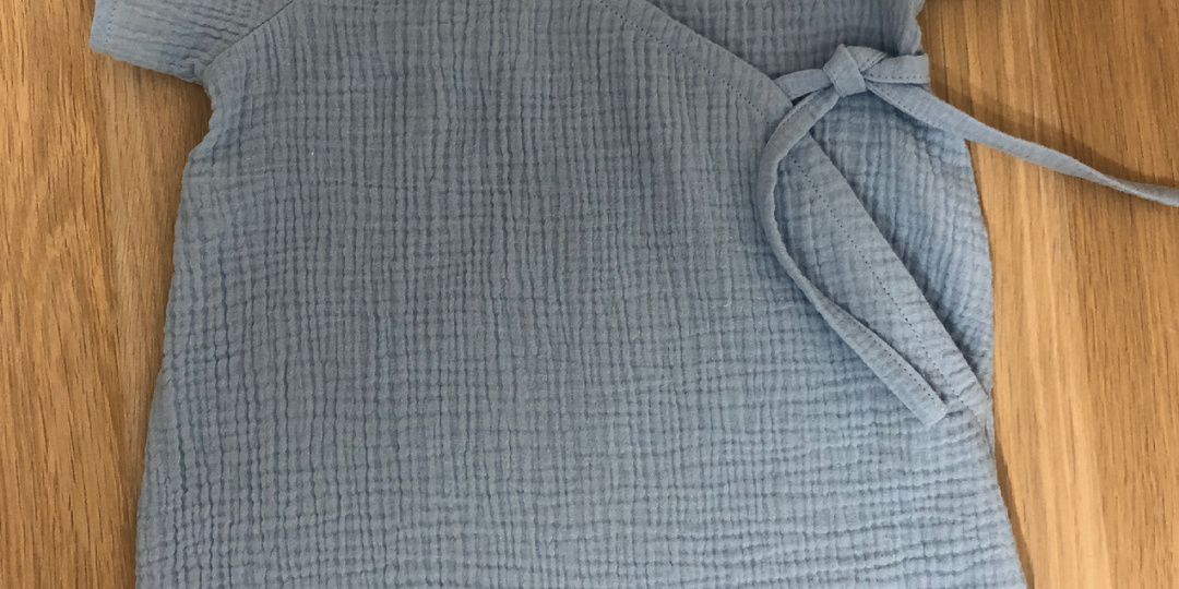 И снова муслин.. сшила песочник - кимоно для малыша, описание пошива. Как я поспешила и чуть не испортила