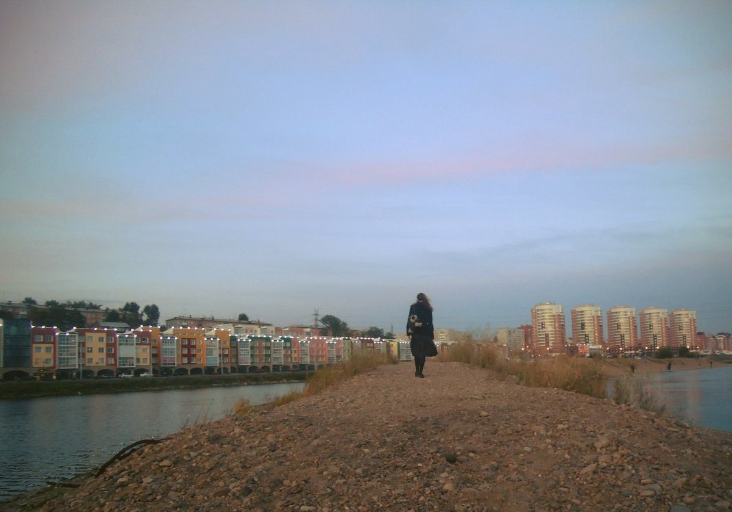 автор канала на косе и на Ангаре в 2014-ом году