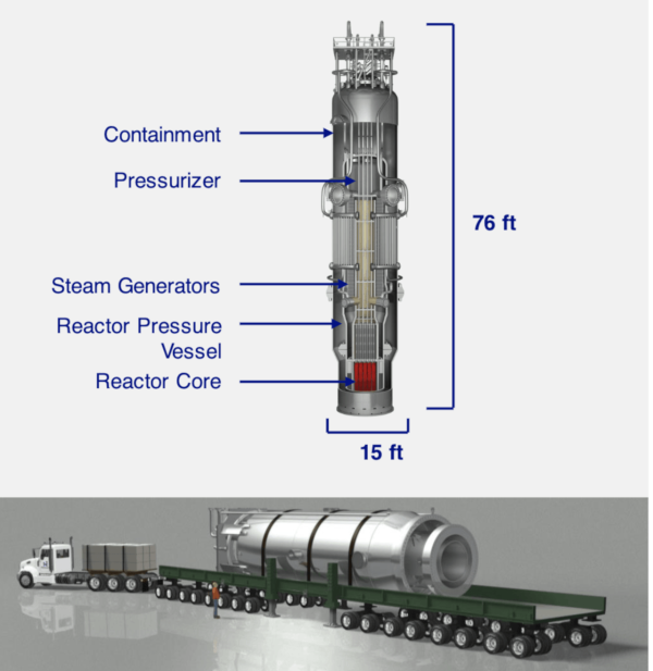 Модель реактора NuScale Power Module  📷
