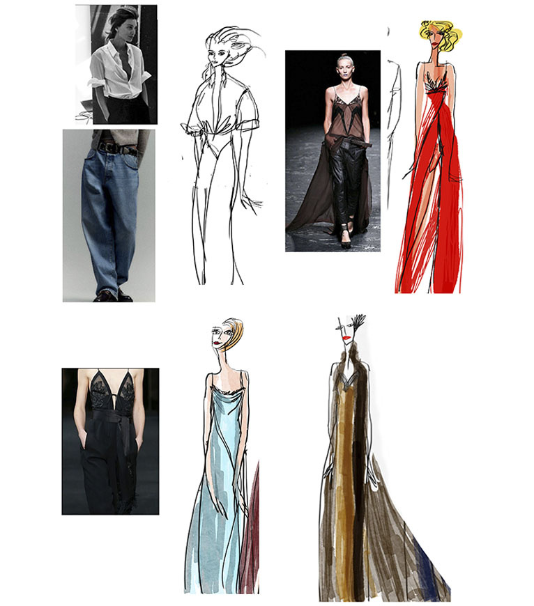 эскиз костюмов - художник  А.Нефедова 