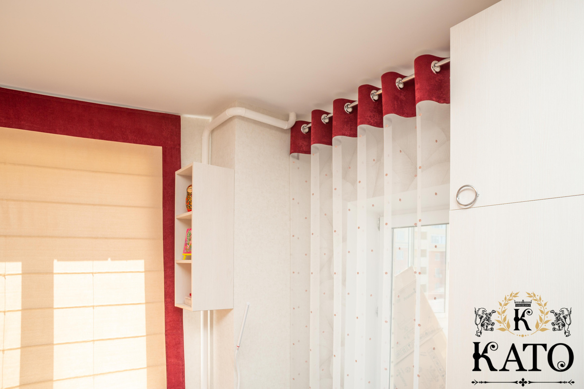 Как подобрать ширину штор на люверсах