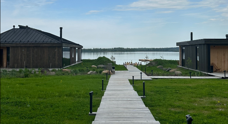 территория отеля Заонежье