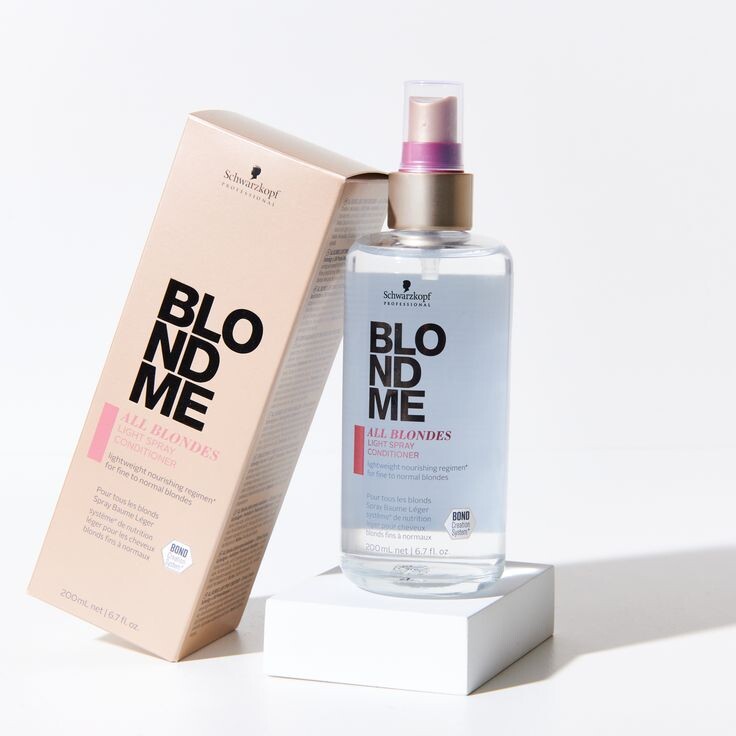 Откройте для себя Schwarzkopf Blondme All Blondes Light Spray Conditioner – ваш секрет к безупречным светлым волосам! 🌸
🌟 Почему этот спрей-кондиционер должен быть в вашей коллекции?