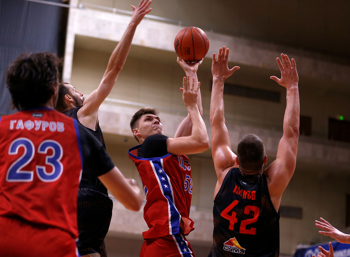 Андрей Печкин в игре за ЦСКА-2