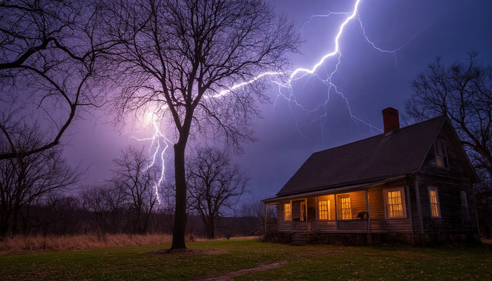 ИИ сгенерил шаровую молнию вот так! В жизни это не так романтично.