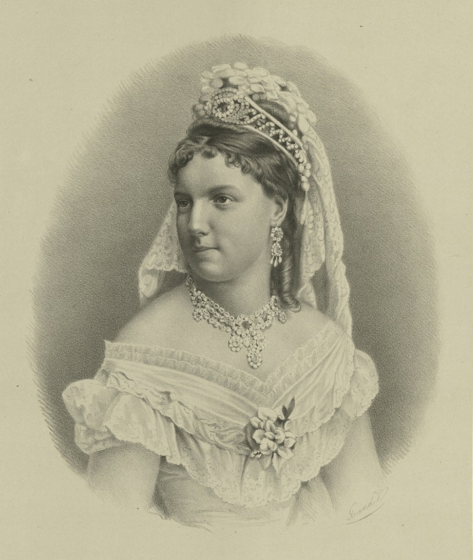 Луиза Бельгийская в день свадьбы