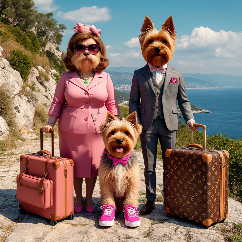 ........наш маленький йорк явно в восторге!