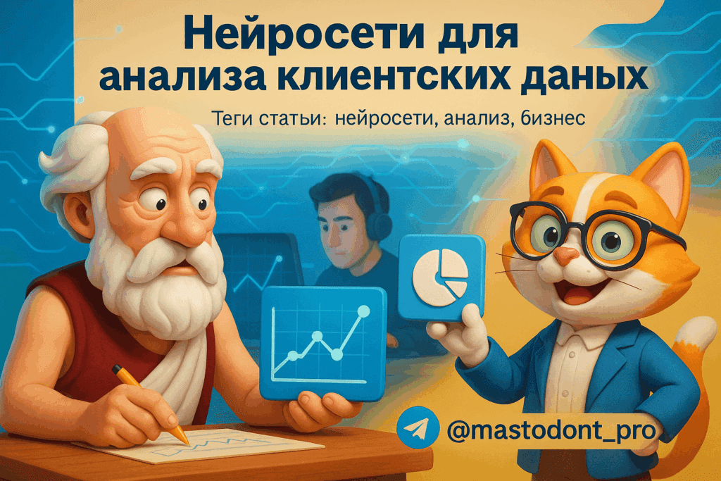    Анализ клиентских данных с нейросетями: как превратить звонки в золото и обслуживать клиентов как рок-звезда Andrey M.