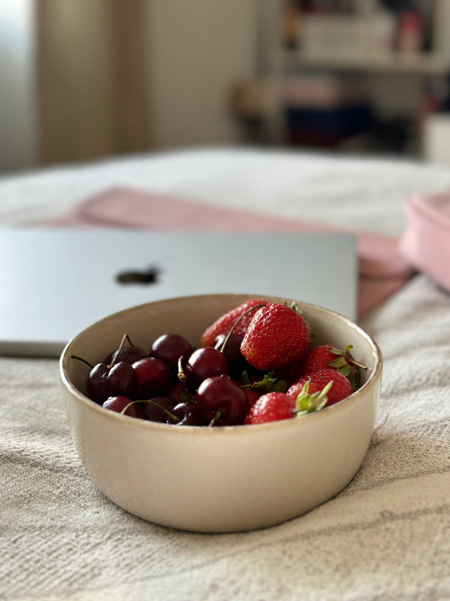 Настраивала себя на нужный лад 😁🍒🍓