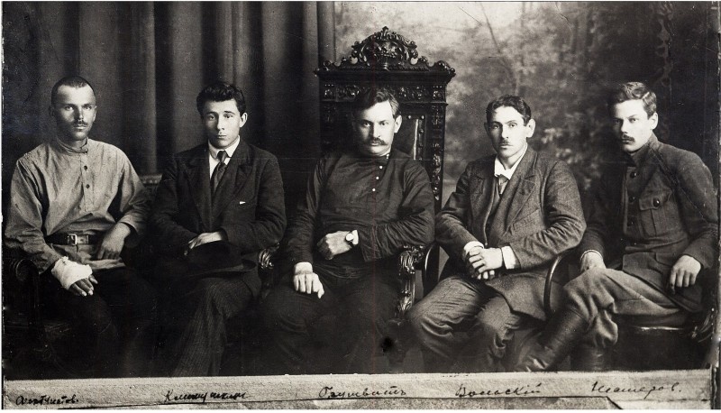 Члены Комуча: Б. К. Фортунатов, П. Д. Климушкин, И. М. Брушвит, В. К. Вольский, И. П. Нестеров.