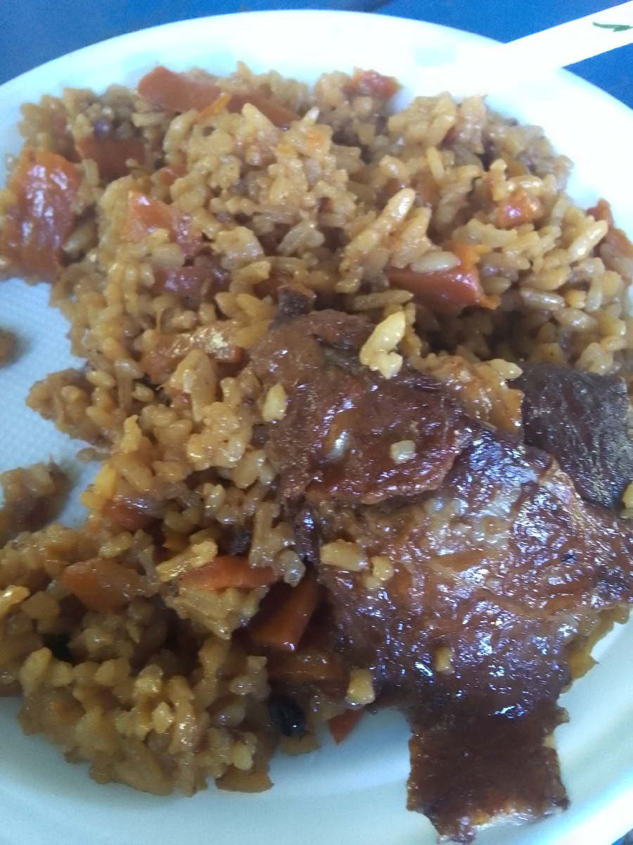 Плов на костре готовили мужчины🔥😋