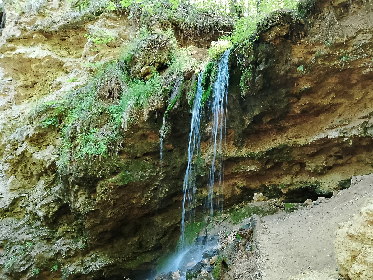 Водопад в Чувашии «Серебряный каскад» Моргаушский район