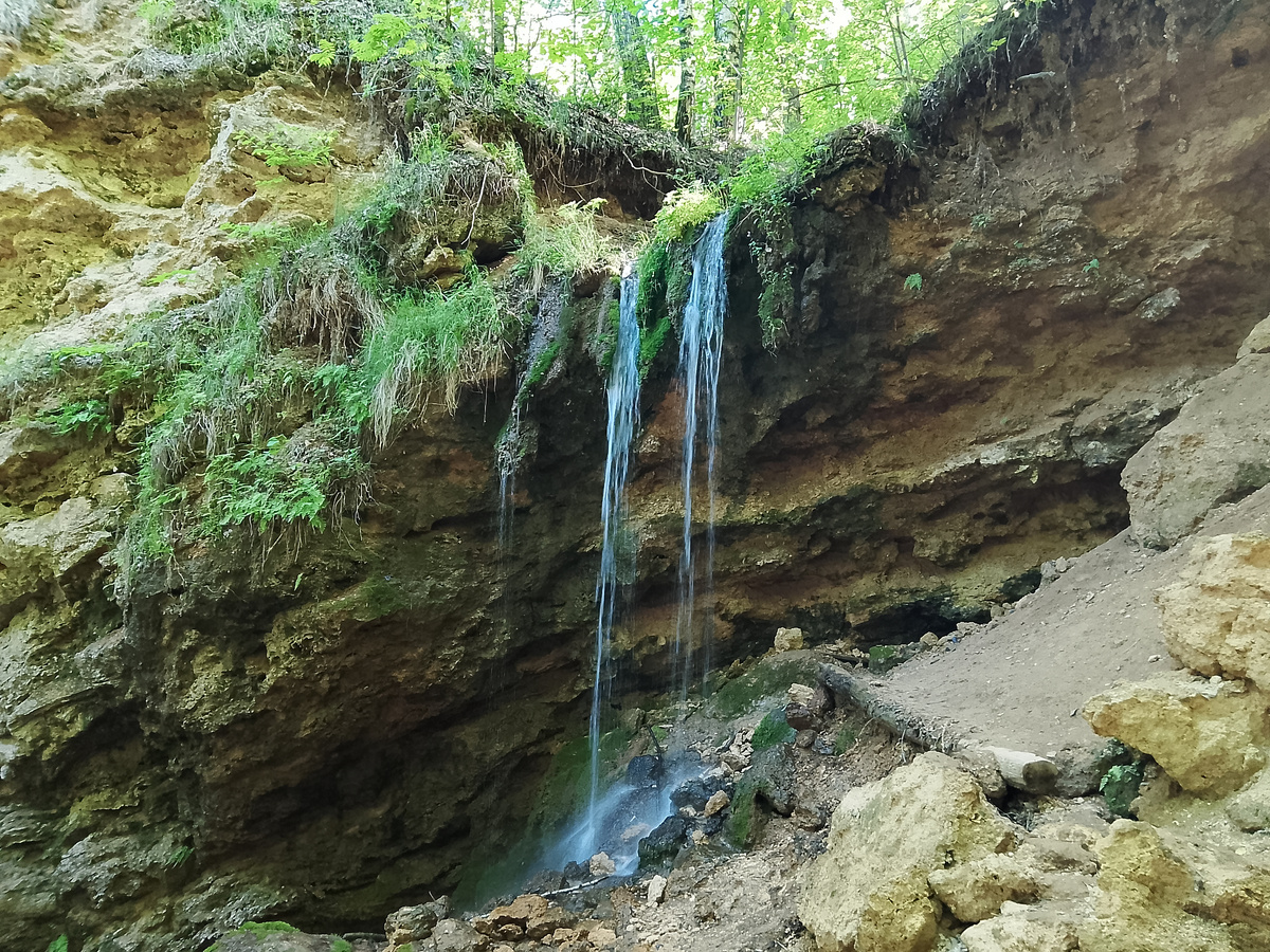 Водопад в Чувашии «Серебряный каскад» Моргаушский район