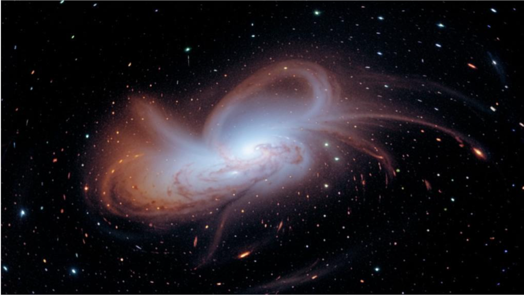 Это изображение — окно в далёкое прошлое, дающее возможность заглянуть в эпоху зарождения структур вселенной и понять механизмы формирования первых звездных систем