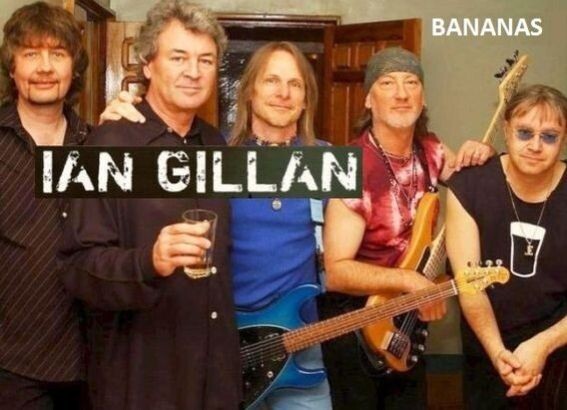 Иэн Гиллан и музыканты с альбома "Bananas", 2003 г. 