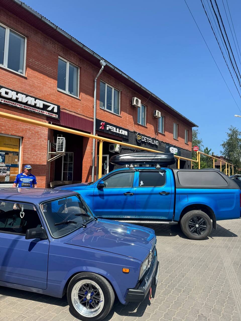 Установка багажника и автобокса 470л на Solers ST6 / Jac T6 2023+ в Туле