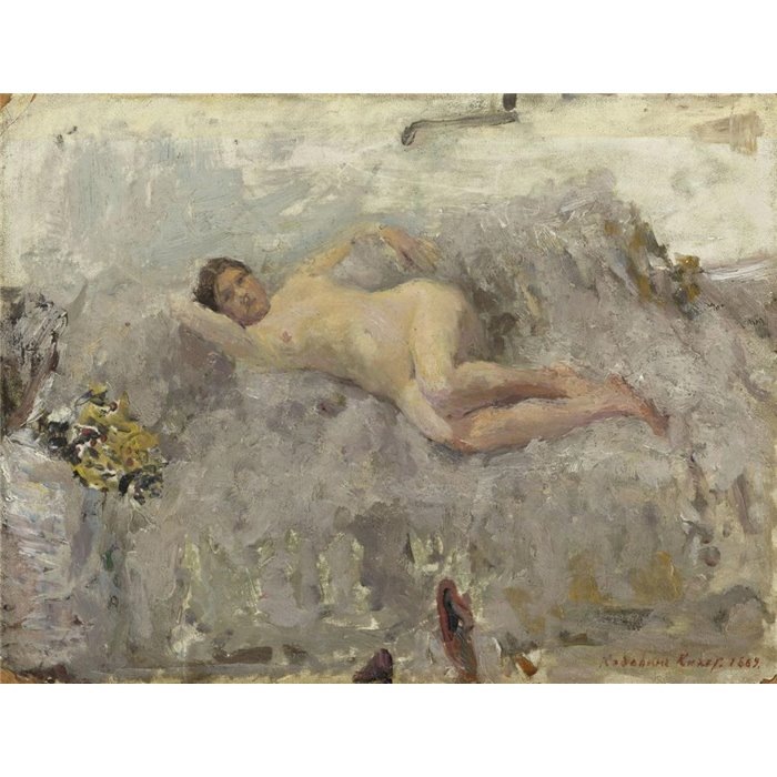 Константин Коровин, "Лежащая обнаженная"