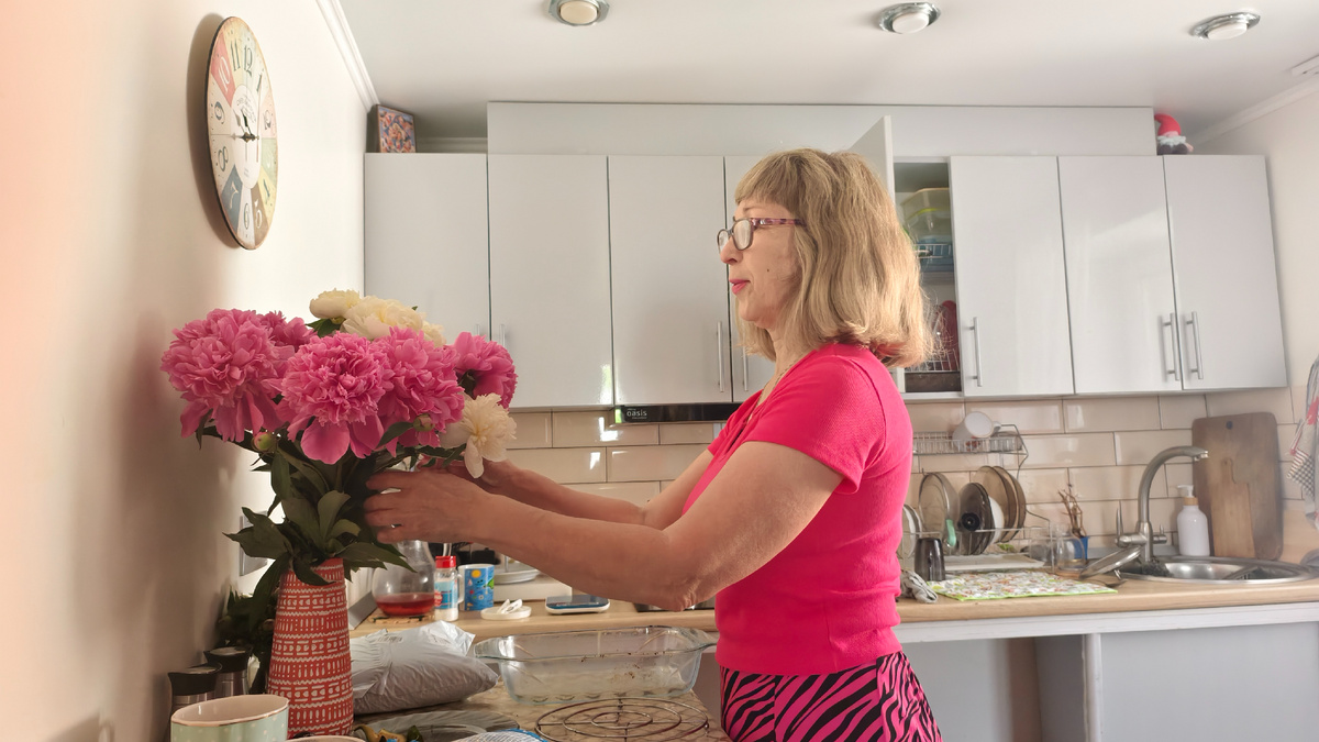 Оля на моей кухне