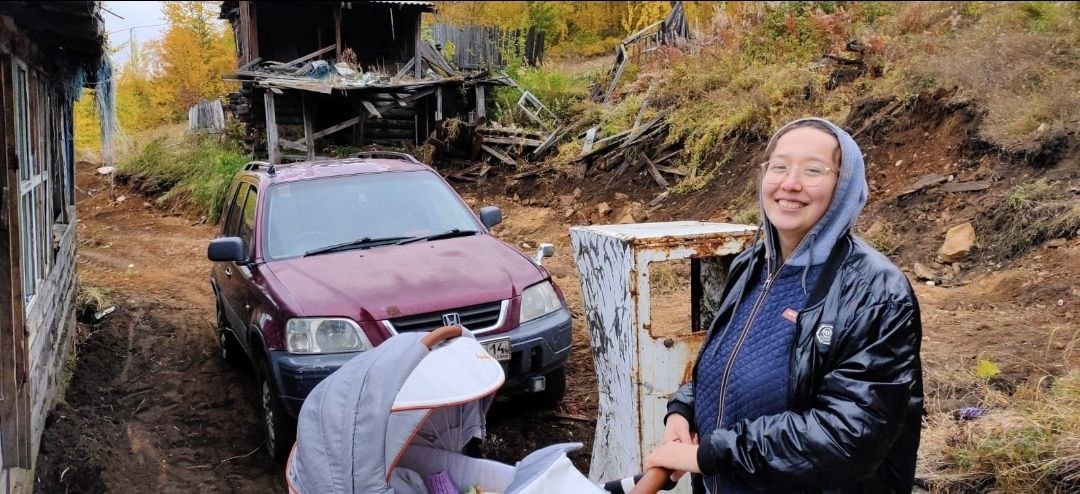 Участок был очень запущенный, но мы решились