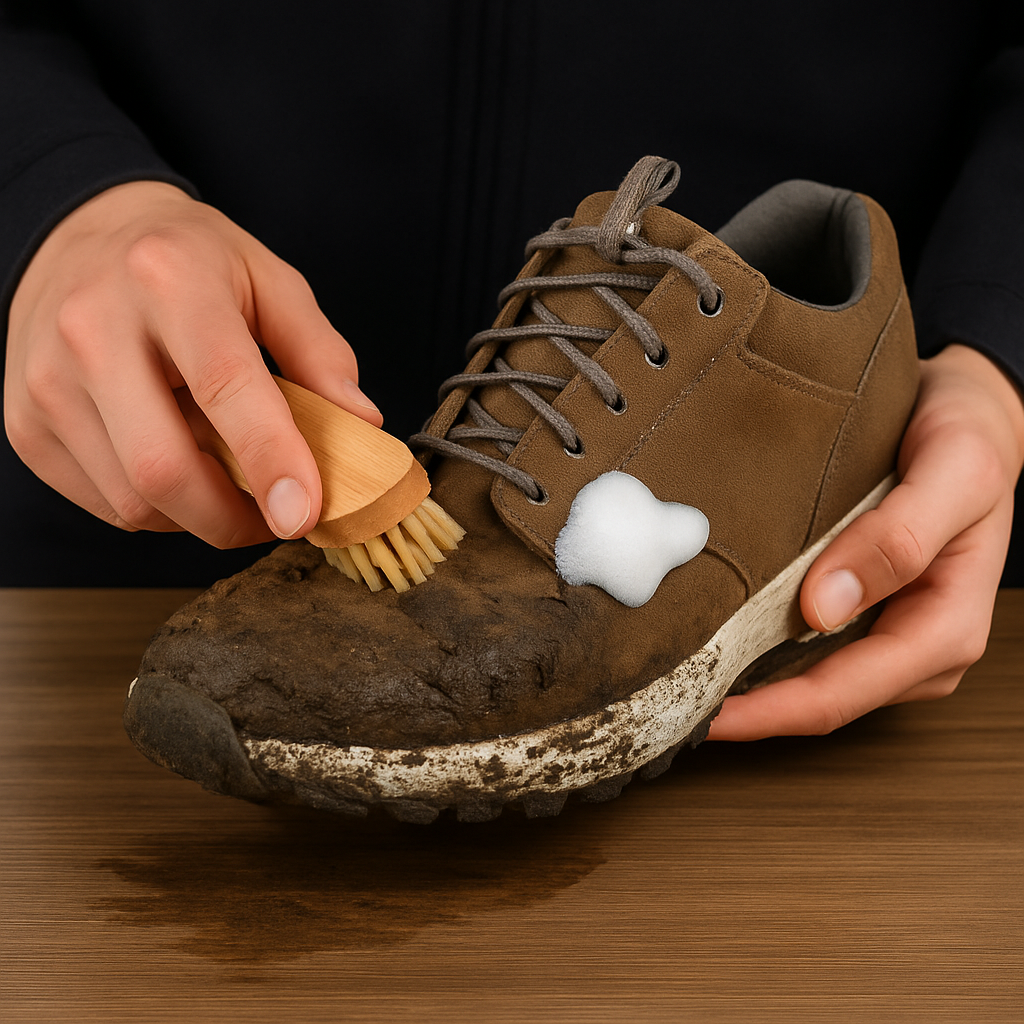 как правильно очистить обувь от грязи, чтобы она снова выглядела как новая, а уход был бережным и эффективным.