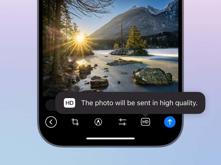 Отправка изображений в HD-качествеИсточник: Telegram