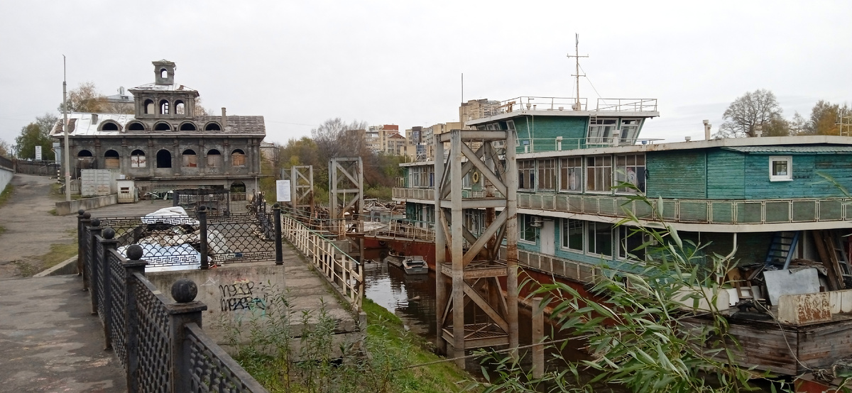 Здание речного вокзала в Вологде было построено в 1920-х годах