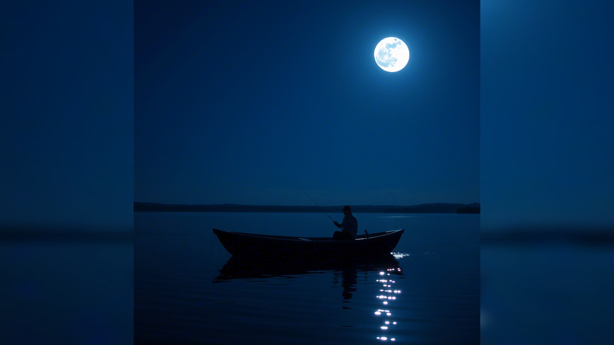Луна и рыбалка