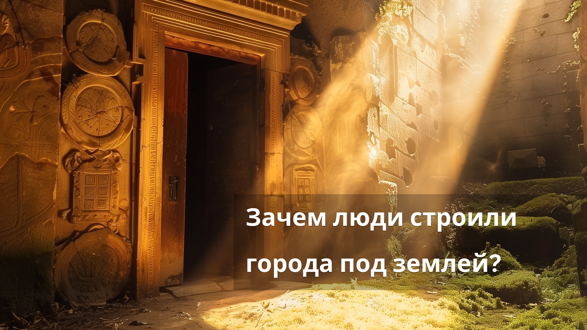 Кто жил здесь? И зачем прятался на сотни лет под землёй?