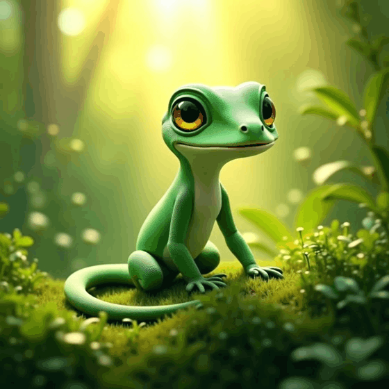 Ух ты! Новенький хвостик вырос!