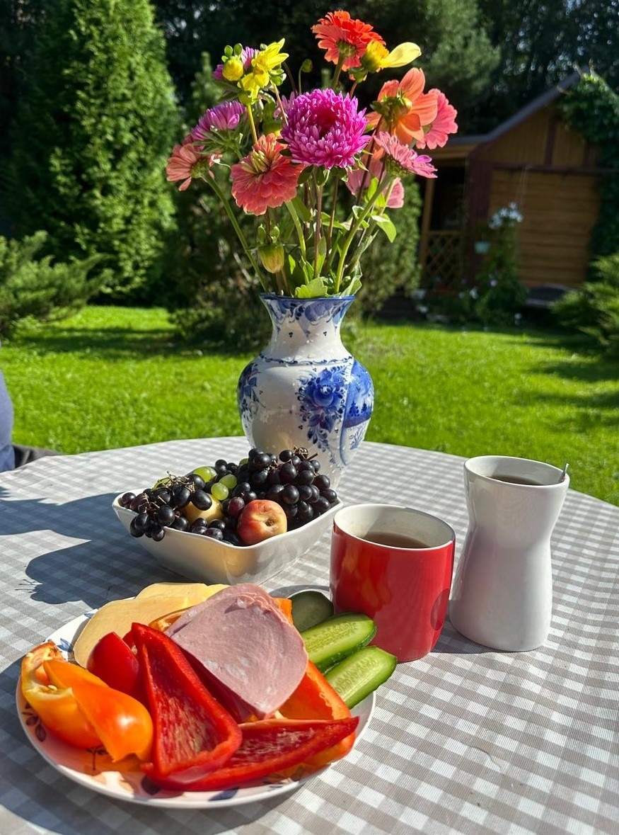 Наш завтрак. Фото автора.