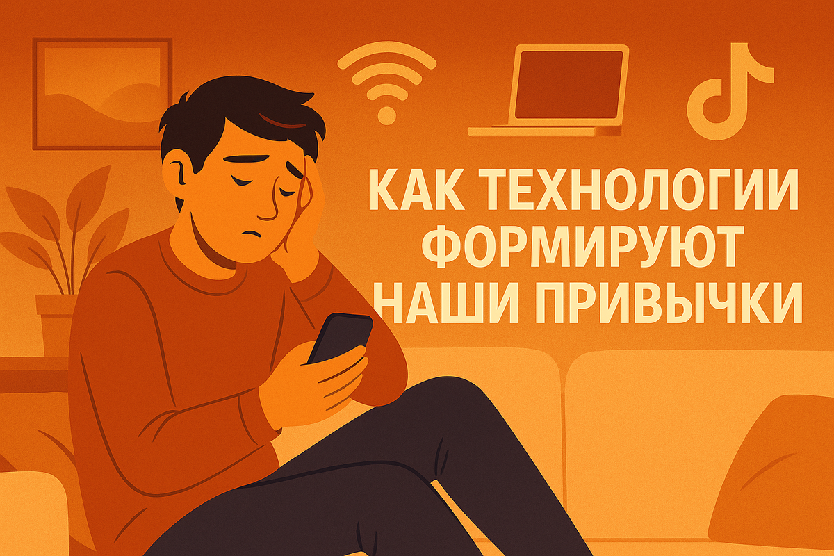 🔌 Как технологии формируют наши привычки: от утреннего скроллинга до алгоритмов TikTok