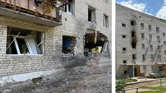    В Рыльске БПЛА влетели в два 5-этажных многоквартирных дома