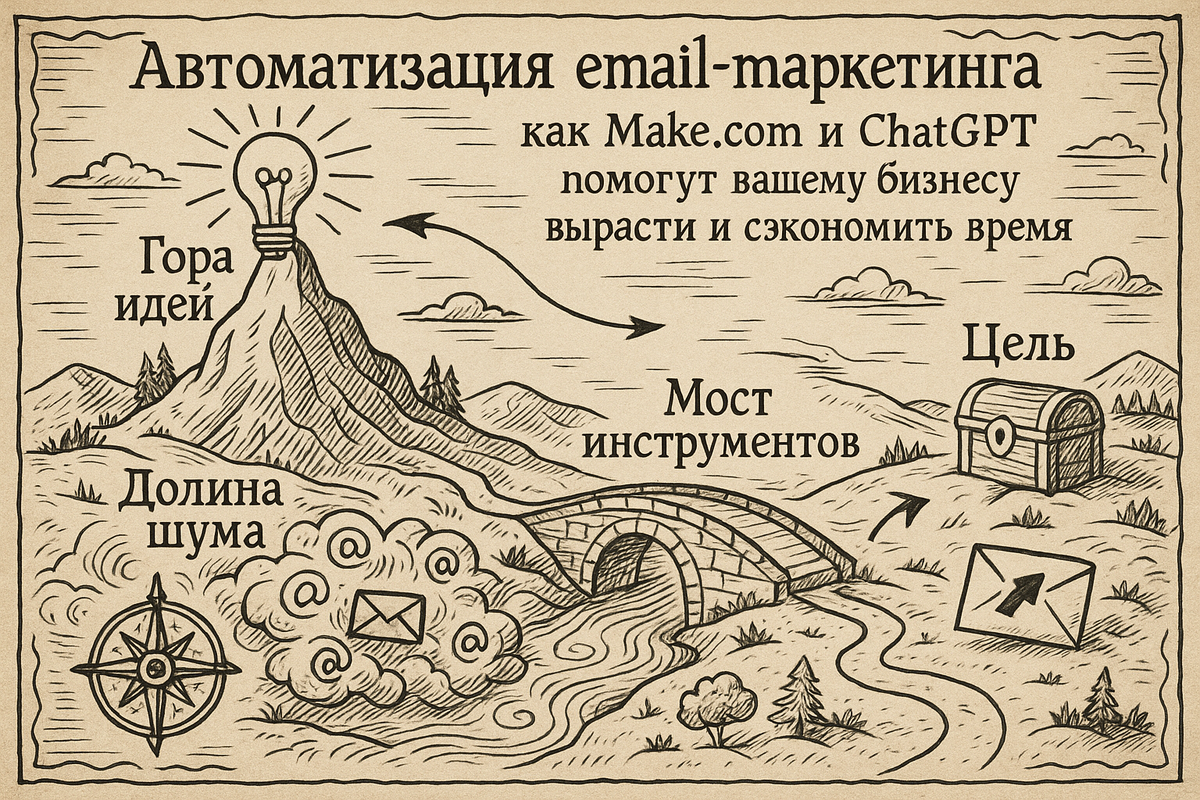    Автоматизация Email-маркетинга с помощью Make.com и ChatGPT Цезариум