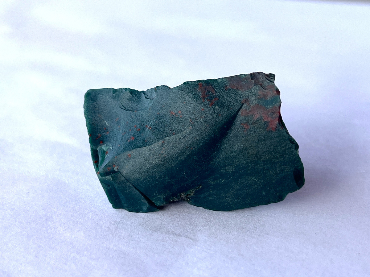 Образец гелиотропа из моей коллекции, месторождение Индия, шт. Гуджарат.