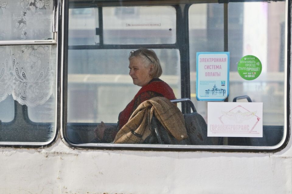    Общественный транспорт, Барнаул. Источник: Фото Олега Укладова