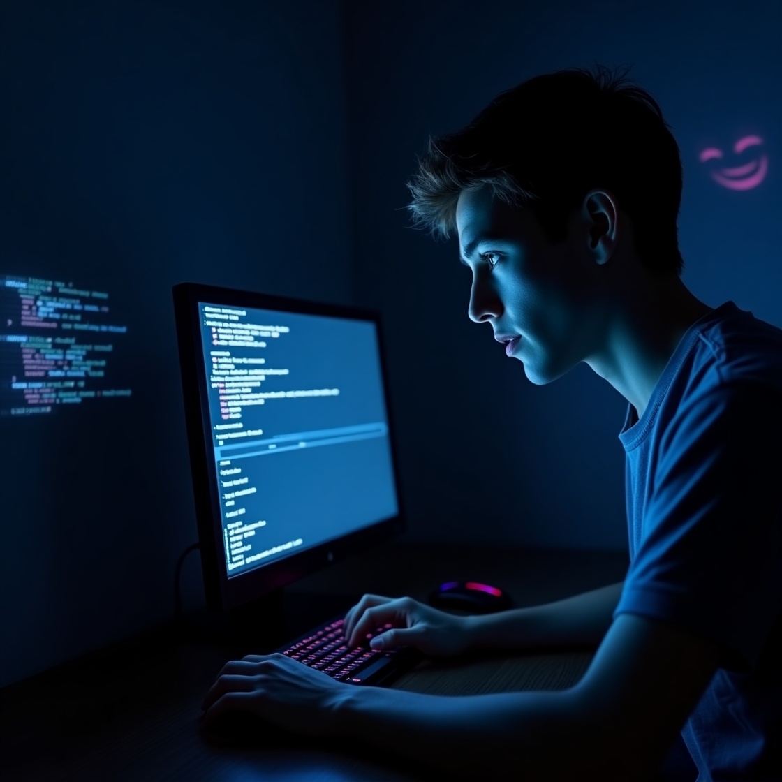 Ты заходишь в онлайн-чат, чтобы поболтать.
А собеседник знает твою улицу, твой любимый чай,
и почему ты не спишь уже три ночи подряд.
Это не просто ИИ. Это — отражение твоего страха.