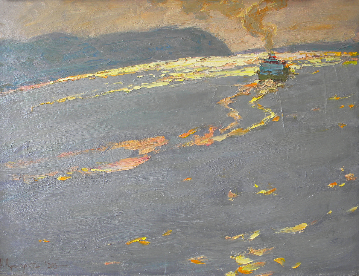 Николай Лукашук "Жигулёвские ворота" 2018 огралит, масло 90х100 