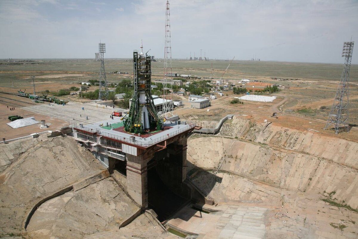 Космодром «Байконур», фото Роскосмоса  📷
