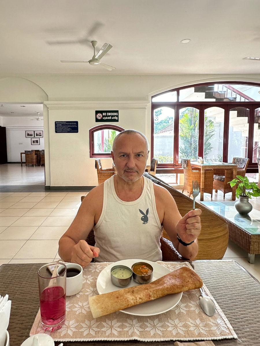 Очередной рисовый блин-шедевр. Фото Федоренкова В.