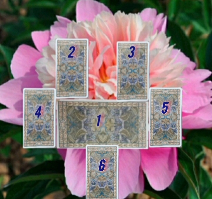 Фото автора: позиции расклада.