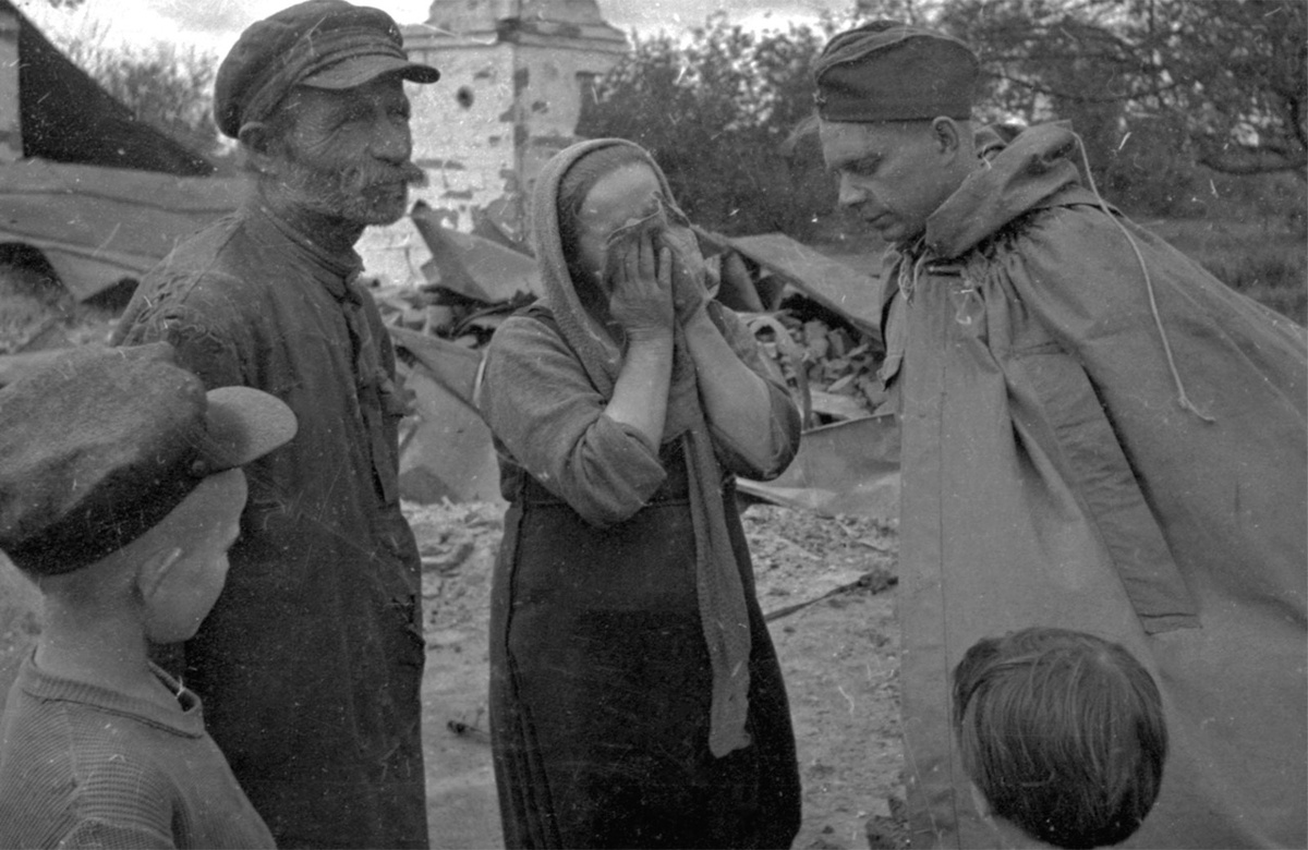 Новгород на момент освобождения от немцев в 1944 году был практически полностью уничтожен.  Фото: архив Минобороны РФ / mil.ru