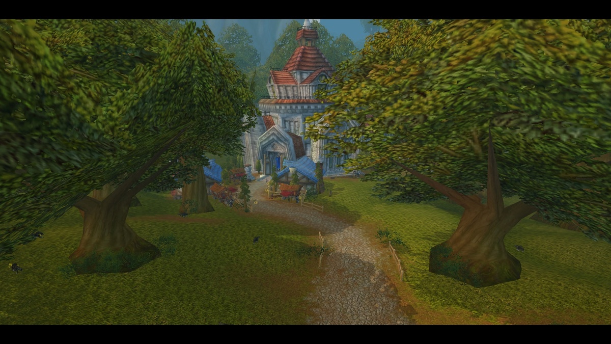 Возле Аббатства появилась небольшая деревушка.