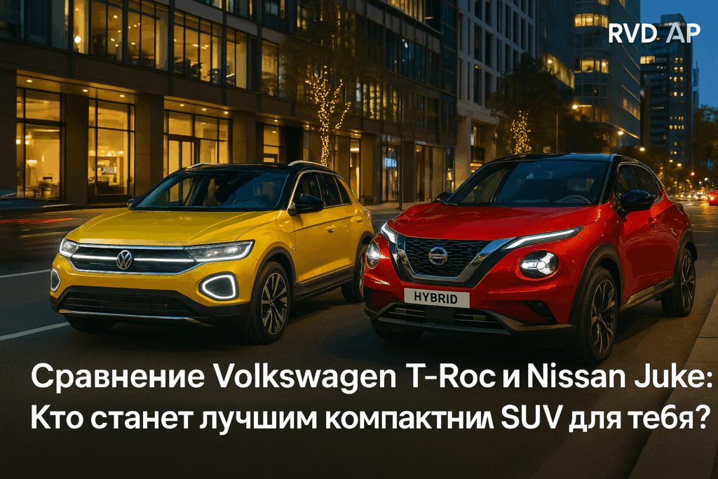    Сравнение характеристик Volkswagen T-Roc и Nissan Juke admin