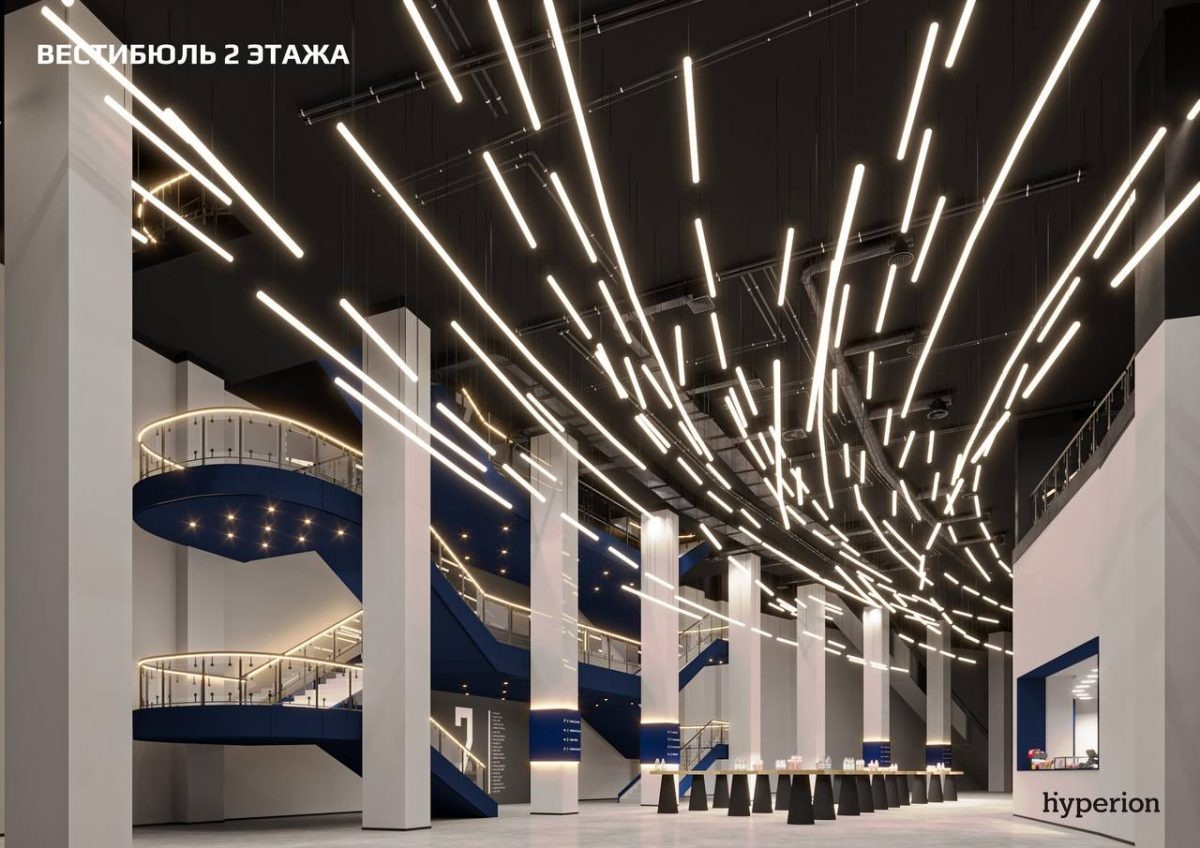    Особое внимание дизайнеры уделили разработке необычной системы освещения