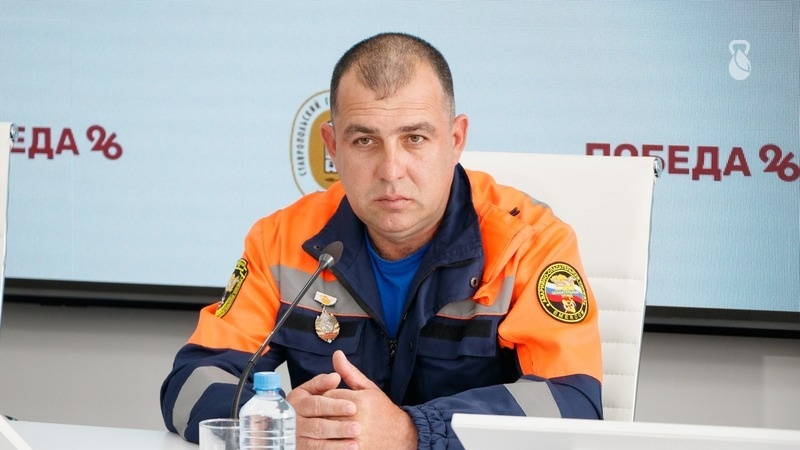     Водолазный специалист филиала ПАСС СК — «Аварийно-спасательная служба Ставропольского края» Иван Уралёв. Фото: Дмитрий Ахмадуллин / / ИА «Победа26»