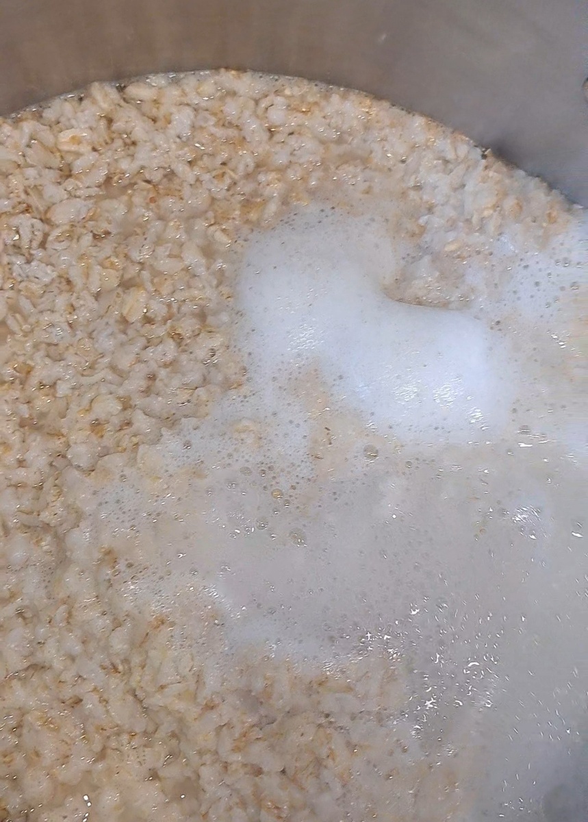 Овсяная каша вариться