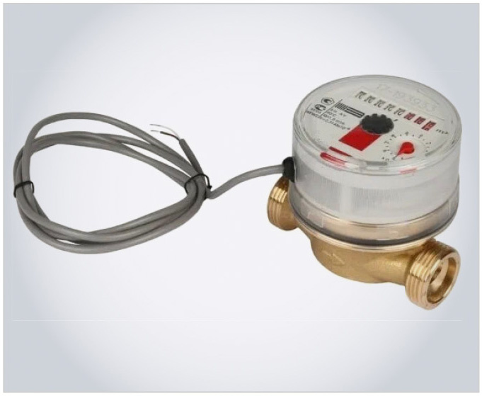 Рис. 1. Счётчик воды с импульсным выводом