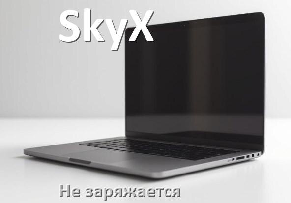 
Почему ноутбук SkyX не заряжается, а зарядка подключена