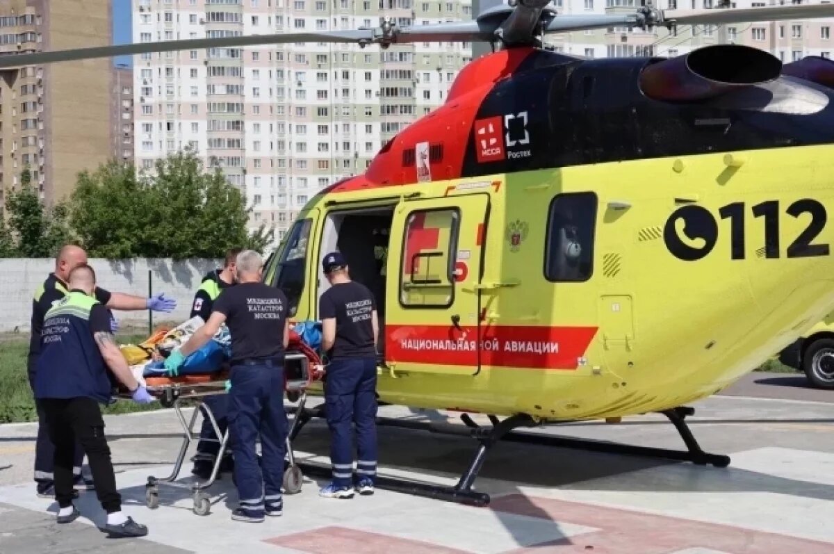    Санавиация эвакуировала раненых из Курской области в Москву